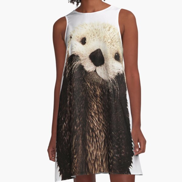 Otters Gonna Ott A-Line Dress