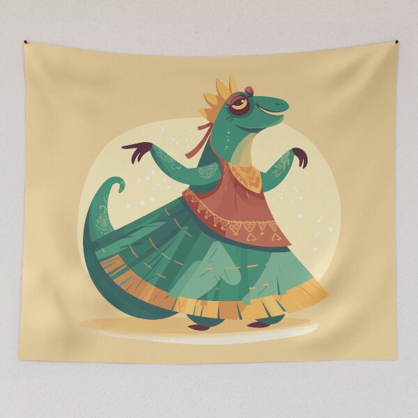 Item preview, Belly Dancing Dinosaur designed and sold by Amir Faysal.