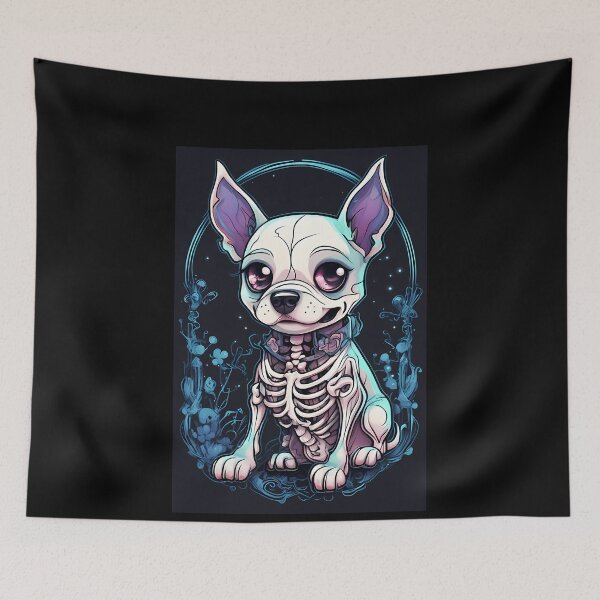 Item preview, Creepypasta Skeuomorphic Dog Skeleton Art designed and sold by Mechanical-Artt.