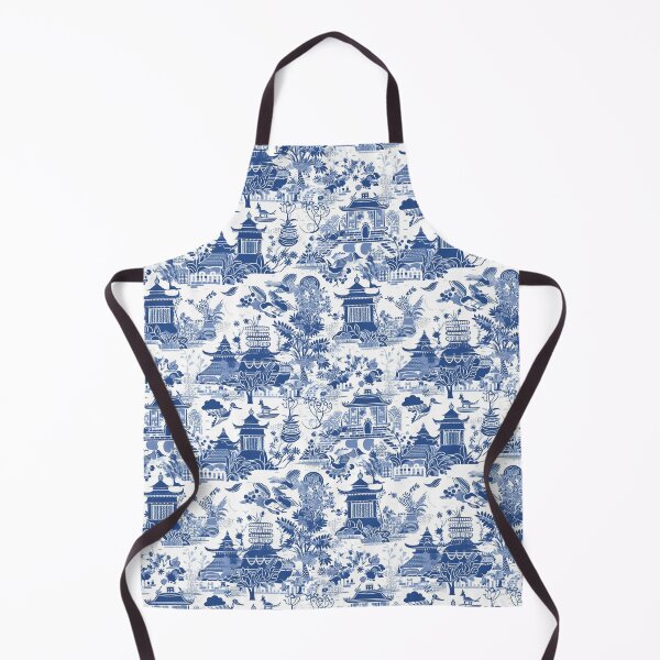 Item preview, Blue willow seamless pattern designed and sold by MiraCleAI.