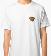 Loving someone heart patch Classic T-Shirt