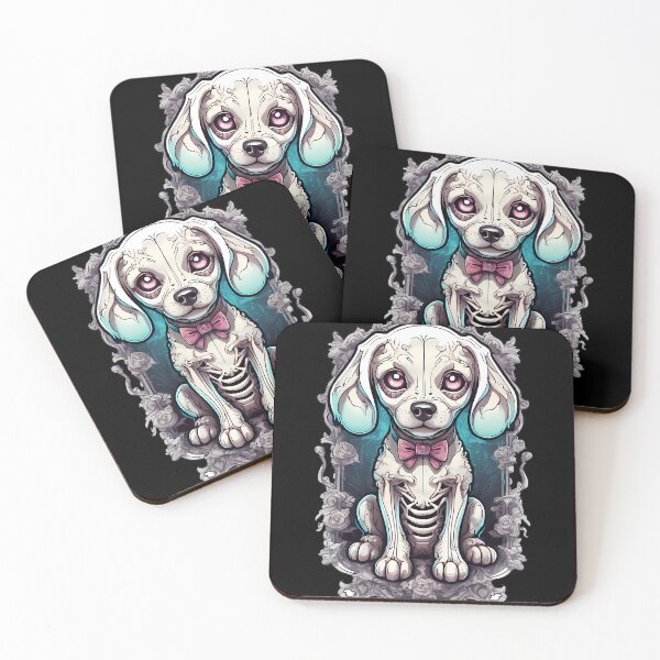 Item preview, Skeuomorphic Dog Skeleton with Gothic Aesthetics designed and sold by Mechanical-Artt.