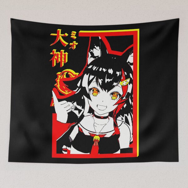 Item preview, Hololive Gamers Ookami Mio designed and sold by DazzleStoreArt.