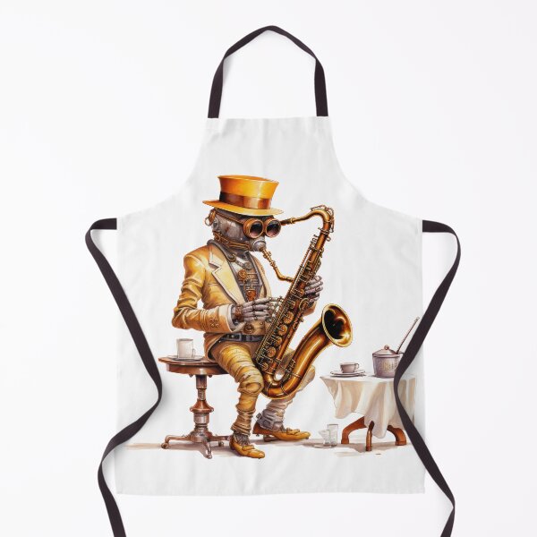 Item preview, Steam Powered Jazz Cafe Band Saxophone designed and sold by SteamJazzCafe.