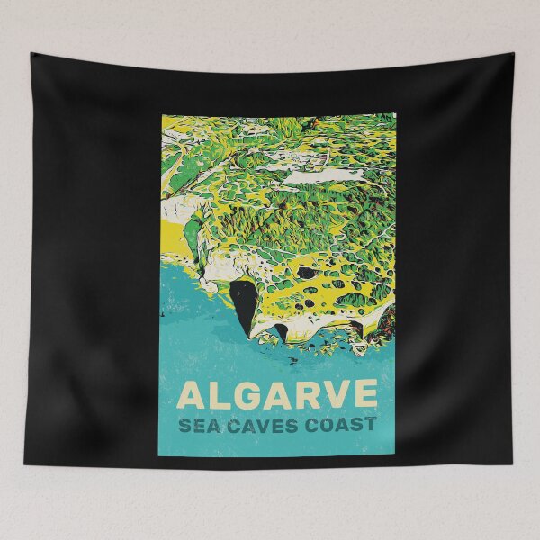 Item preview, Carvoeiro Sea Cave Coast Illustration designed and sold by Lemomo-artworks.