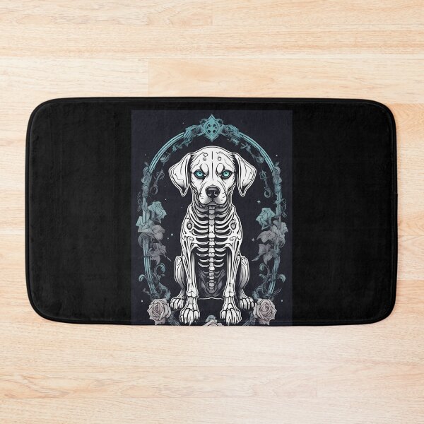 Item preview, Skeuomorphic White Dog Skeleton in Gothic Style designed and sold by Mechanical-Artt.