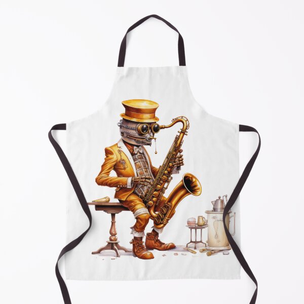 Item preview, Steam Powered Jazz Cafe Band Saxophone designed and sold by SteamJazzCafe.