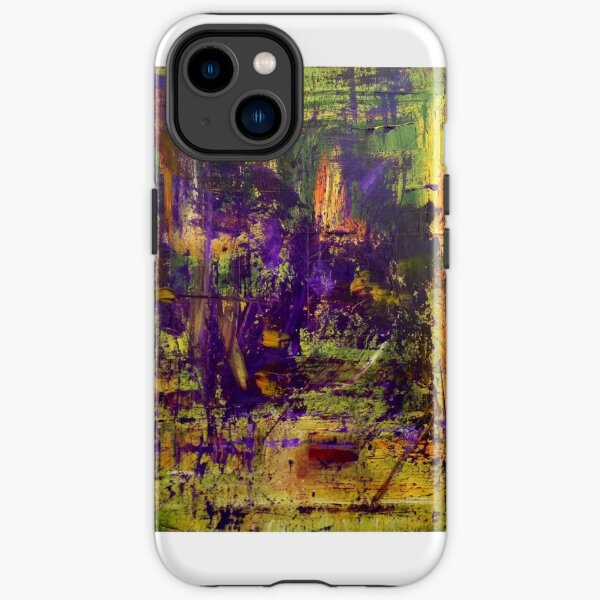 Abstract Original Purple Oil Painting Available iPhone Tough Case