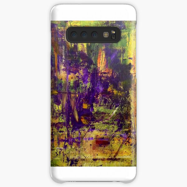 Abstract Original Purple Oil Painting Available Samsung Galaxy Snap Case