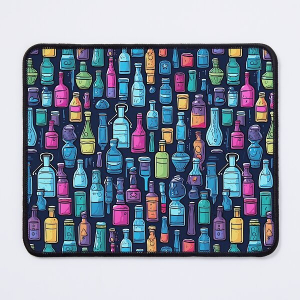 Item preview, cute bottle seamless designed and sold by NatthyDesign.