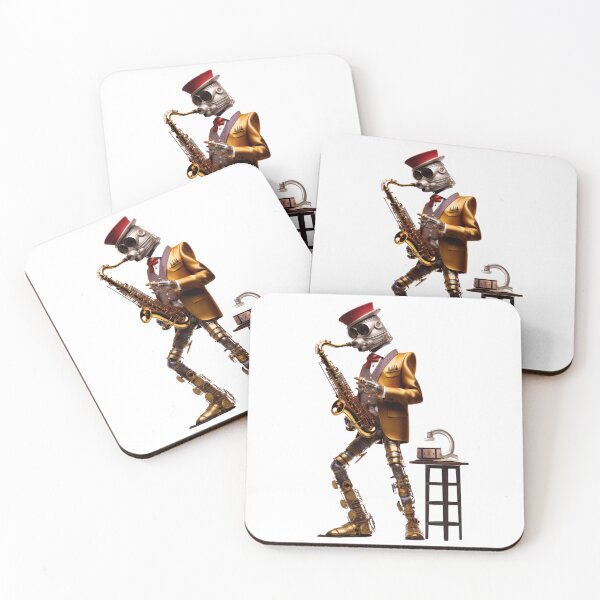 Item preview, Steam Powered Jazz Cafe Band Saxophone designed and sold by SteamJazzCafe.