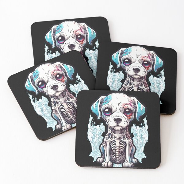 Item preview, Gothic Inspired Skeuomorphic Dog Skeleton designed and sold by Mechanical-Artt.