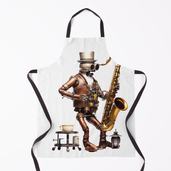 Item preview, Steam Powered Jazz Cafe Band Saxophone designed and sold by SteamJazzCafe.