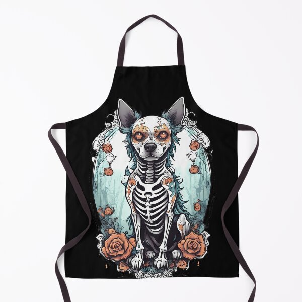 Item preview, Whimsical Skeuomorphic Black Dog Skeleton designed and sold by Mechanical-Artt.