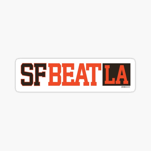 San Diego Beat LA Sticker for Sale by TheBmacz