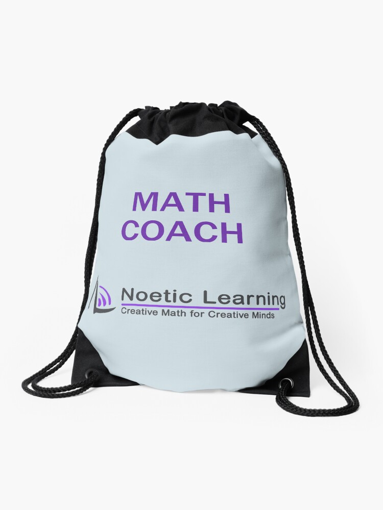 Thumbnail 1 of 3, Drawstring Bag, Noetic Learning Coach Shirts designed and sold by noetic-learning.