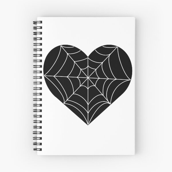 Item preview, Spider web heart designed and sold by InkKountess.