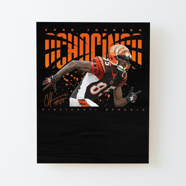 New Chad Ochocinco Cincinnati Bengals Art LE 50 12x18