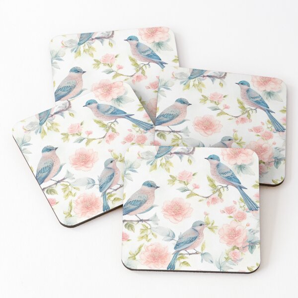 Item preview, Bird and flowers, Guardians of the Wild: Birds signify the delicate balance and interdependence of ecosystems designed and sold by Sober-dogs.
