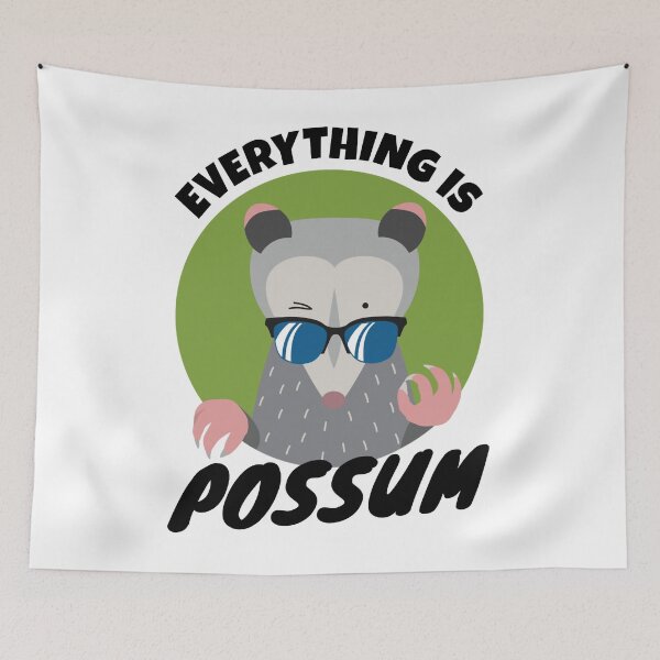 Item preview, Cute Awesome Opossum Pun designed and sold by donte-wing.