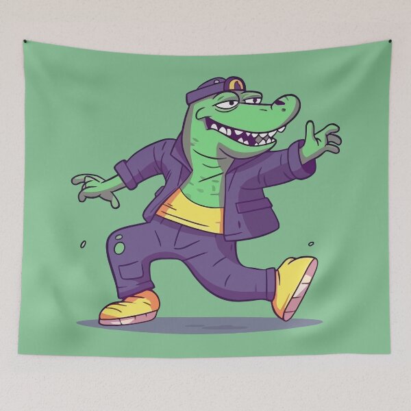 Item preview, Hip Hop crocodile designed and sold by Amir Faysal.