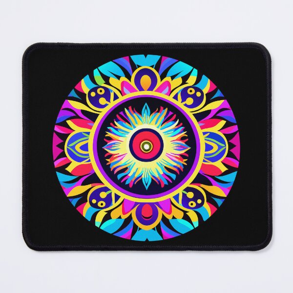 Item preview, Cosmo, entwined, colorful, flower designed and sold by Cesar Oscar Gomez.