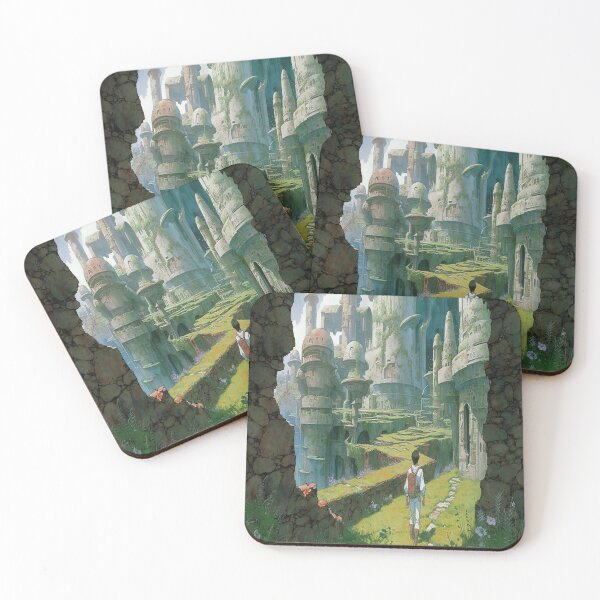 Item preview, a young man walking towards the old town designed and sold by llorrtrith.