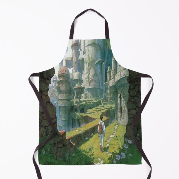 Item preview, a young man walking towards the old town designed and sold by llorrtrith.