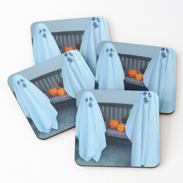 Item preview, Halloween two ghosts cute designed and sold by Anchalee Montag.