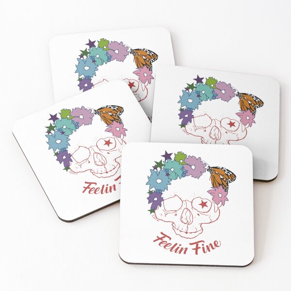 Item preview, Feelin Fine Skull designed and sold by Kimberlee-Shaw.