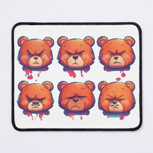 Item preview, grumpy teddy bear meme set designed and sold by Rrrmin.