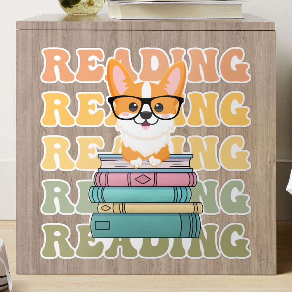 Book Read Sticker by corgiyolk for iOS & Android