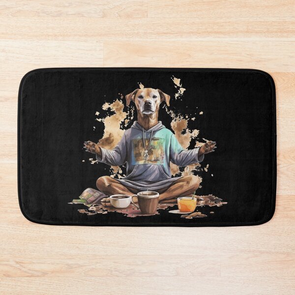 Item preview, Doga Coffee Time Dog Pose Gifts For Yoga Dogs and Coffee Lovers designed and sold by AnnaMDesign.
