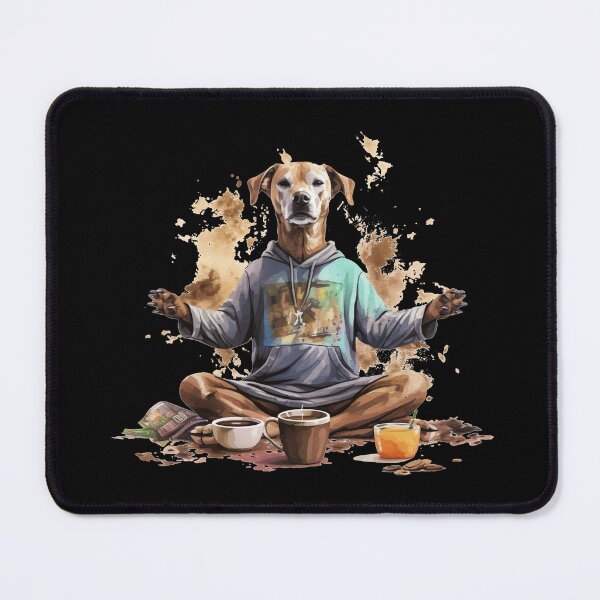 Item preview, Doga Coffee Time Dog Pose Gifts For Yoga Dogs and Coffee Lovers designed and sold by AnnaMDesign.