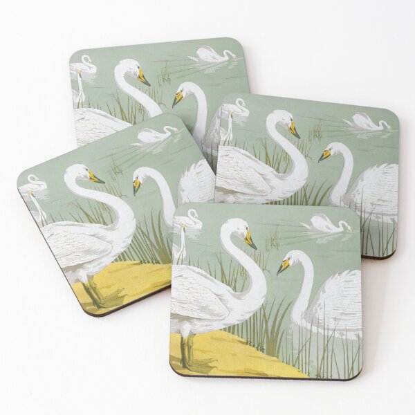 Item preview, Cygne sauvage 1897 designed and sold by fleurdesignart.