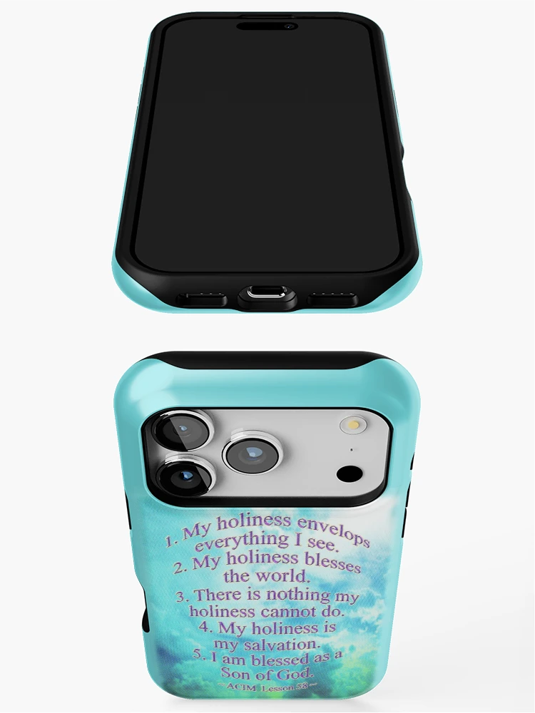 Thumbnail 3 of 4, iPhone Case, ACIM LESSON 58 designed and sold by ACIM-LOVE.