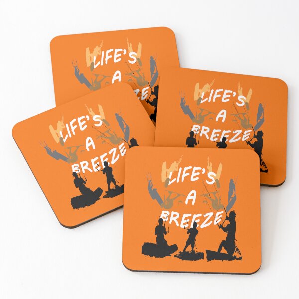 Item preview, Lifes A Breeze Para Kitesurfers Juego de palabras informal para Kitesurfers 4 designed and sold by taiche.