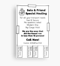 Solo & Friend Special Hauling Metal Print