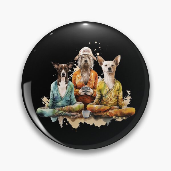 Item preview, Dogs Yoga Teachers Coffee and Zen Mood Gifts for Dogs Coffee and Yoga Lovers designed and sold by AnnaMDesign.