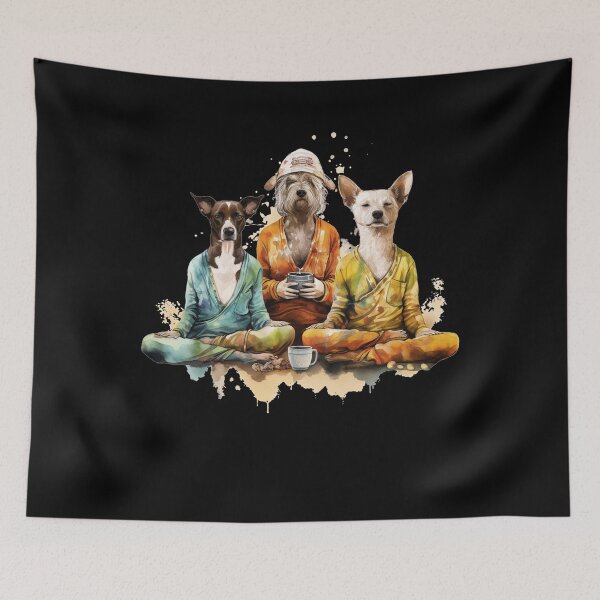 Item preview, Dogs Yoga Teachers Coffee and Zen Mood Gifts for Dogs Coffee and Yoga Lovers designed and sold by AnnaMDesign.