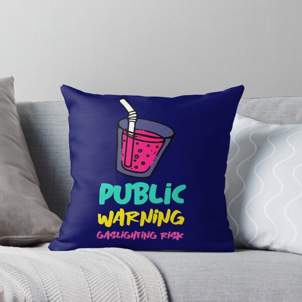 Item preview, Public Warning Gaslighting Risk! 2nd version, vibrant colors! designed and sold by RootedBrussel.
