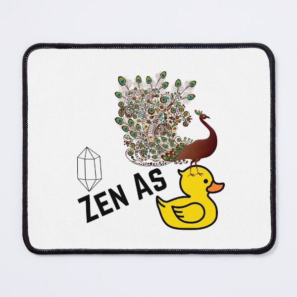 Item preview, Zen Duck Peacock designed and sold by DavidsDucks.