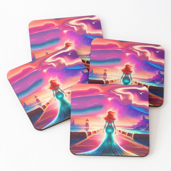 Item preview, Mermaid Vibes Water Nymph on Land with Liquid Sky 2 of 4 designed and sold by Beachy.