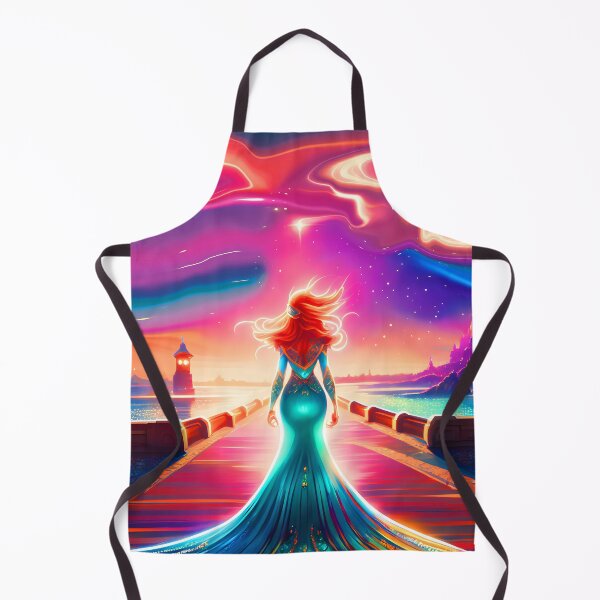 Item preview, Mermaid Vibes Water Nymph on Land with Liquid Sky 2 of 4 designed and sold by Beachy.