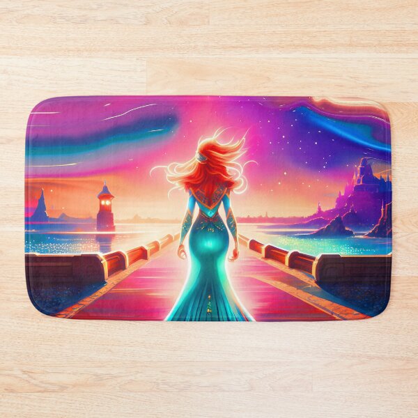 Item preview, Mermaid Vibes Water Nymph on Land with Liquid Sky 2 of 4 designed and sold by Beachy.