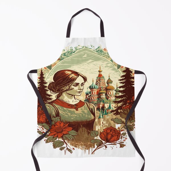 Item preview, Vintage Russia princess watercolor designed and sold by Procerto.