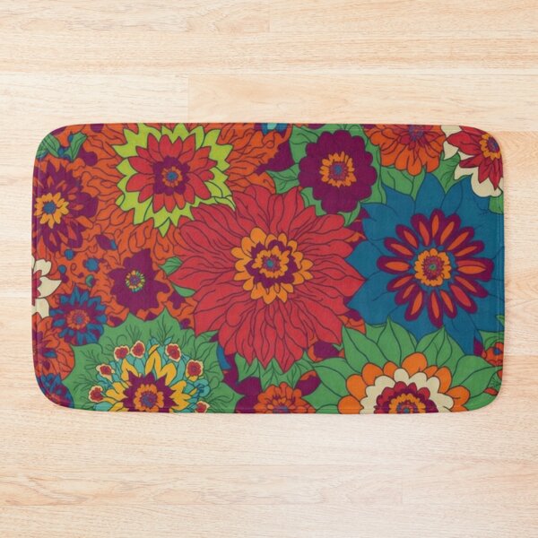 Item preview, Flower Power Colourful Flower Pattern designed and sold by druidwolfart.
