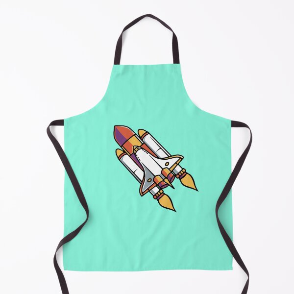 Item preview, Cool space shuttle icon cartoon illustration designed and sold by cubbone.
