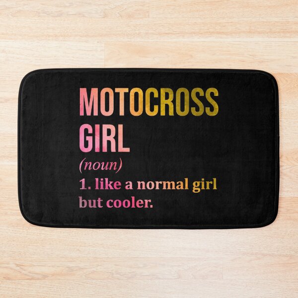 Item preview, Motocross Girl Definition in Watercolor designed and sold by XCIV.