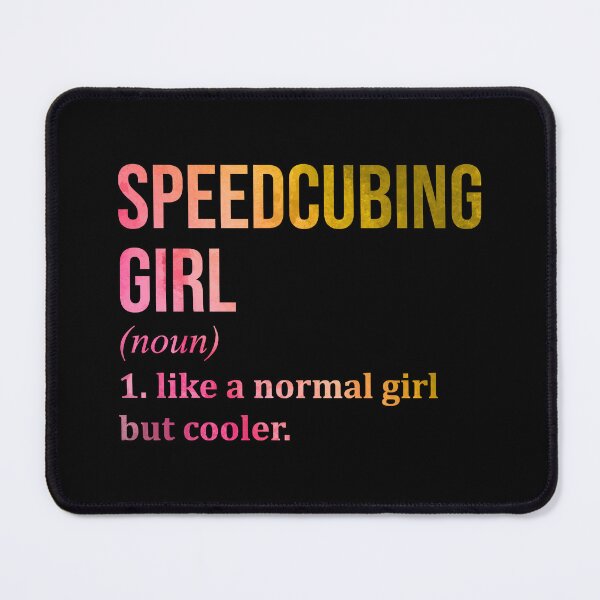 Item preview, Speedcubing Girl Definition in Watercolor designed and sold by XCIV.